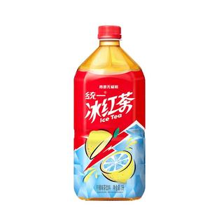 统一冰红茶1L*8大瓶整箱装1升大瓶畅饮柠檬味夏季饮品清凉茶饮料