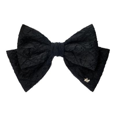 SundyHoney高级肌理蝴蝶结弹簧夹