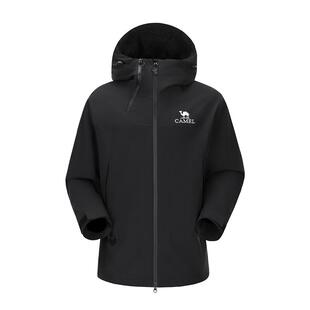 【黑甲】骆驼男装夹克新款秋冬硬壳夹克防风防水单层冲锋衣外套男