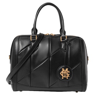 梦特娇女包秋季羊皮手提包保龄球包高级感经典绗缝单肩斜挎包