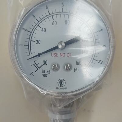询价-NKS GS-2004-01 压力表 0-160 bar ，