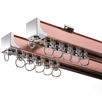 铝合金窗帘轨道滑轮孚润单双轨