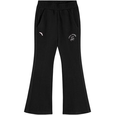 安踏女童阔腿裤高弹喇叭裤运动裤