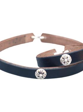 cigar楠哥s勾银扣枥木打磨皮手镯