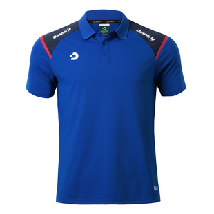 Desporte体士彪POLO衫男足球教练服团购定制夏季速干翻领运动短袖