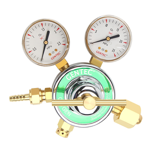 美国捷锐减压阀GENTEC 452X-175 氧气减压器减压阀氮气减压表