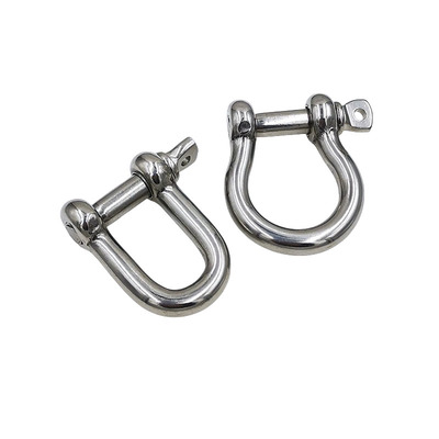 304不锈钢D型弓形卸扣U型马蹄扣
