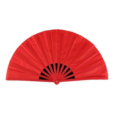 雪龙吟红色双面响扇太极功夫扇