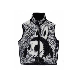 J1M5买手店 PRONOUNCE 25AW  LABUBU xPRONOUNCE印花双面羊毛马甲