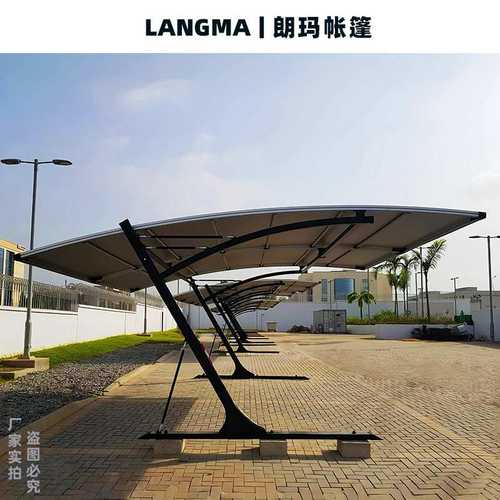 自融雪汽车停车棚膜结构车棚组装式可拆卸车棚跨境专供雨蓬车篷