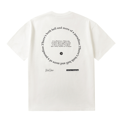 ARTvoz字母印花短袖重磅白色T恤