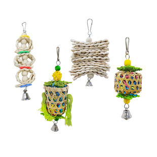 鹦鹉啃咬玩具鸟撕扯纸做窝中小型虎皮玄凤牡丹用品鸟打发时间破坏