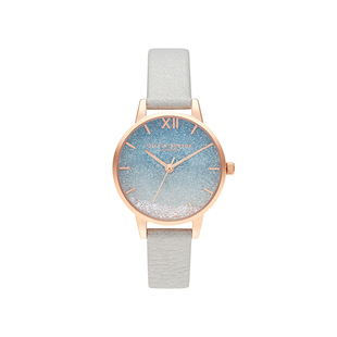 情人节礼物英国OliviaBurton蓝粉色满天星水晶钻石轻奢百搭女手表