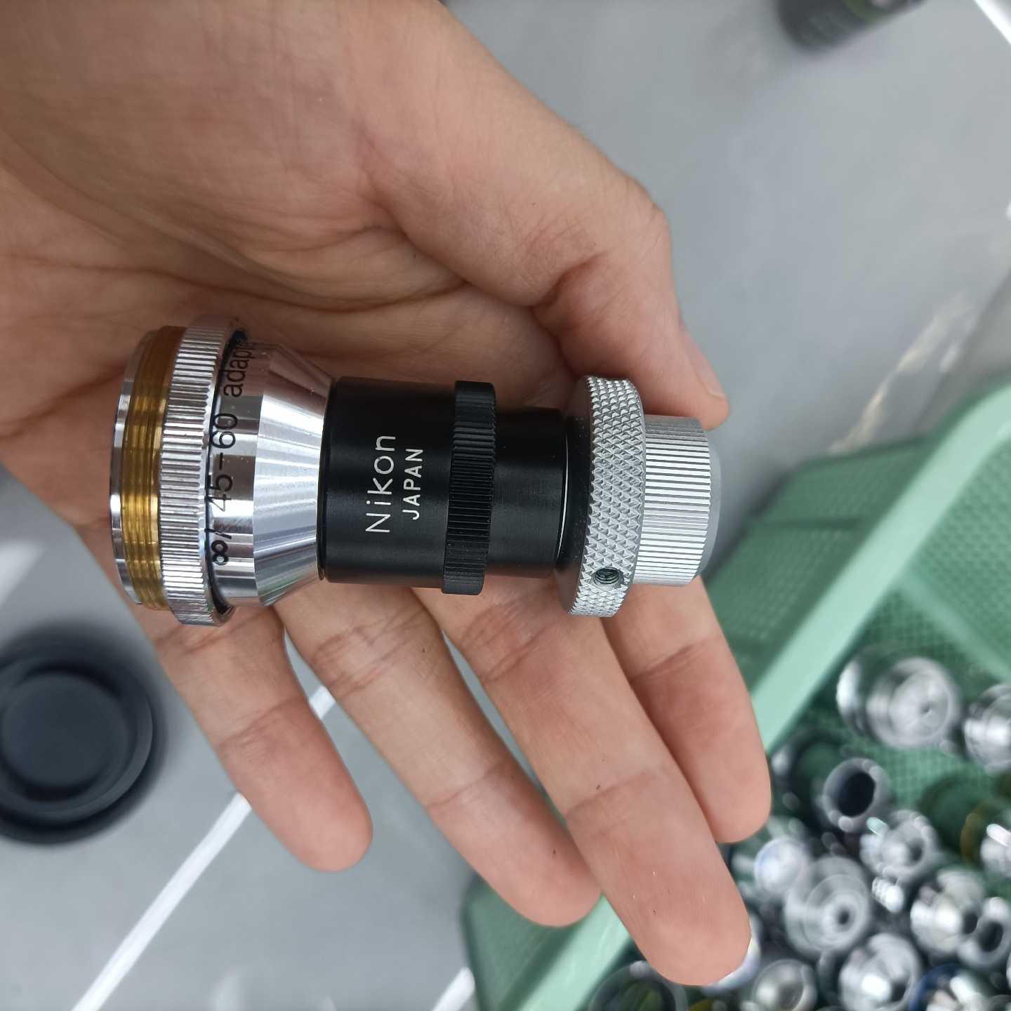 尼康Nikon 60倍物镜,日本原装,金属镜身,接口标准,成