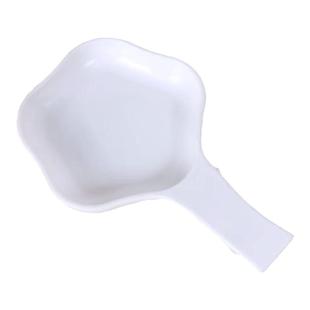 光祖白色塑料墨碟多功能小学生书法练习装墨汁碟子防摔初学者用国画笔搁塑料小笔舔水蝶调色工具颜料文房四宝