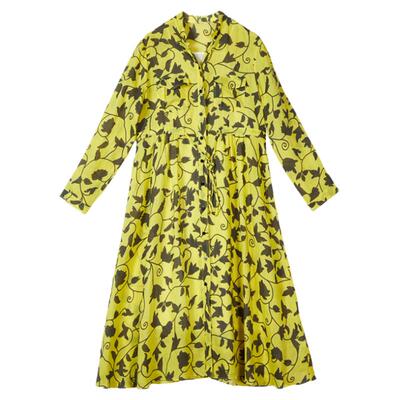 【原创印花】ZOLLE因为纯棉宽松飘逸收腰显瘦显瘦连衣裙