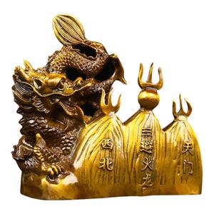 聚贤阁黄铜新中式客厅摆件