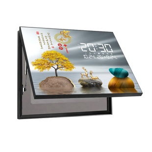 高品质电表箱装饰画2025新款轻奢高级感免打孔遮挡配电箱挂画时钟