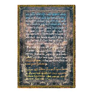 paperblanks佩兰克米开朗基罗手稿壁画笔记本子复古手账帐阅读书软皮书文具精致欧式文艺软封面抄新款记事本