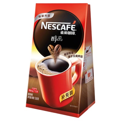 Nestle/雀巢罐装500g醇品黑咖啡