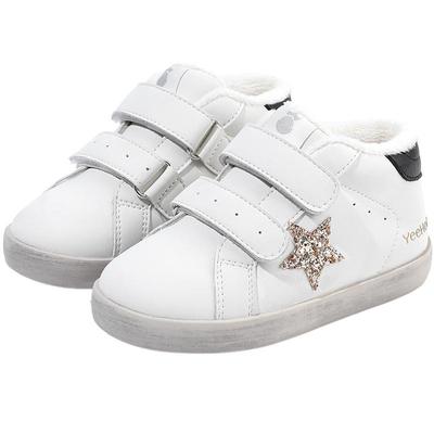 英氏冬季新款儿童加绒保暖童鞋