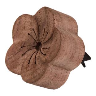 车载扩香器黑胡桃木车内出风口空气净化器精油扩香车用香薰散香器