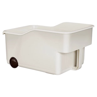 居家家带把手收纳盒厨房橱柜高处带轮子置物架桌面调料储物整理盒