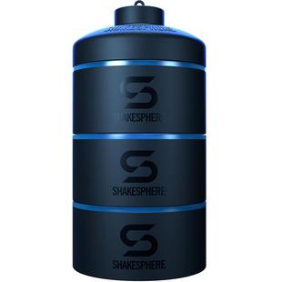 shakesphere水可飞蛋白粉盒三层漏斗便携健身补剂盒收纳分装罐