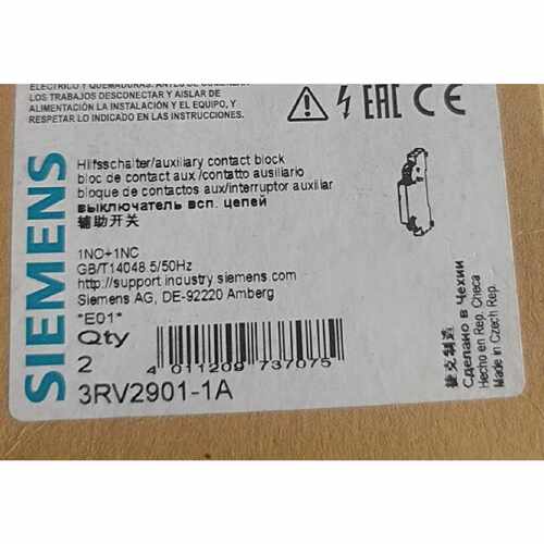 询价-3RV2901-1A辅助开关