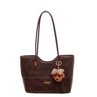 复古时尚休闲百搭包包女式2026新款好看托特包大容量单肩通勤女包