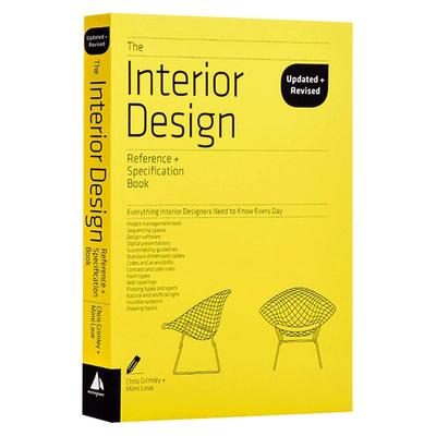 室内设计百科 The Interior Design Reference Specification Book 英文版设计类工具书 进口原版英语书籍 英文原版
