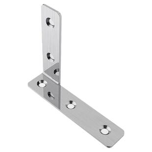 L型折弯角码不锈钢直角固定器l铁片桌椅固定片五金配件木板连接件