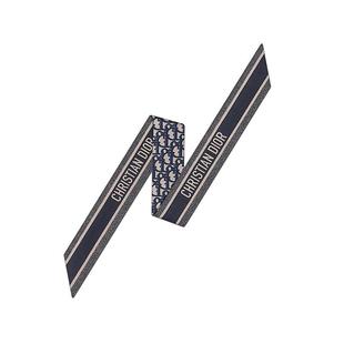 自营欧洲直邮DIOR迪奥女士时尚真丝Oblique印花配饰丝巾 送礼推荐