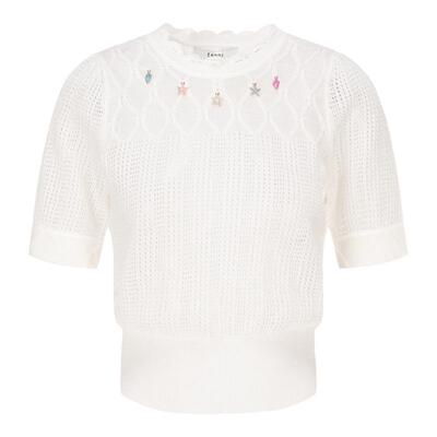 tanni浪漫氛围感泡泡袖针织上衣