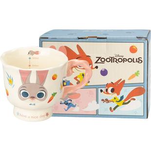 摩登主妇迪士尼疯狂动物城马克杯对杯情侣水杯家用陶瓷杯咖啡杯子