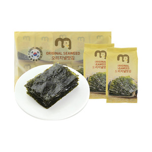 麦臻选原味韩国海苔即食进口