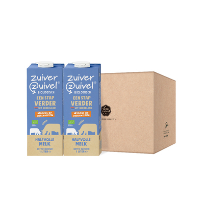 荷兰进口乐荷有机纯牛奶低脂
