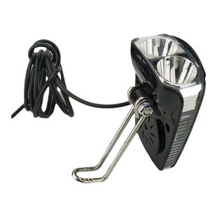 喜德盛 正步松吉锂电自行车车前灯36V48V60V通用LED头灯前照大灯