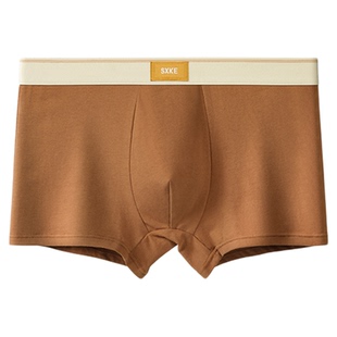 雅鹿男士内裤纯棉2025新款男生款全棉正品透气大码四平角短裤头衩