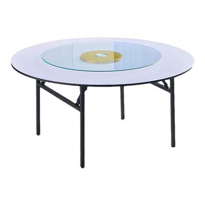 折叠圆桌酒店饭店餐厅送货上门