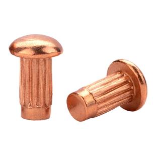 按斤出售 半圆头铝标牌紫铜铆钉GB827滚花铭牌铆钉扁头M2M2.5M3M4