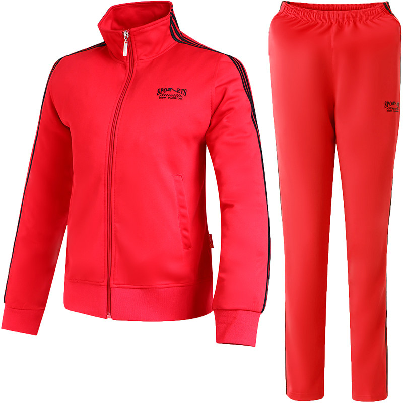 晋冠佳木斯健身操广场舞运动服套装中老年男女柔力球南韩丝团体购