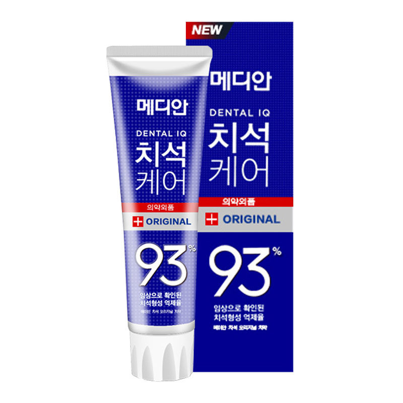 韩国正品麦迪安86升级版93牙膏强效清除牙垢美白去渍四色可选120g