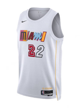 正品耐克热火22号巴特勒球衣背心