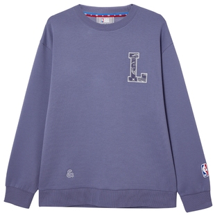 [商场爆款]杰克琼斯NBA联名男装卫衣落肩袖卫衣刺绣上衣225333116