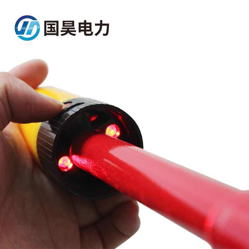 国昊电力 高压声光验电器0.4 10 35 110 220kv报警电笔电工测电棒