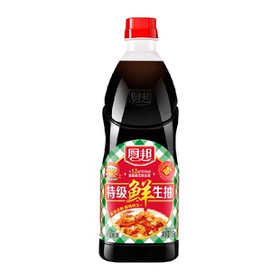 厨邦特级鲜生抽特级酱油黄豆酿造家用炒菜鲜味调味品调料