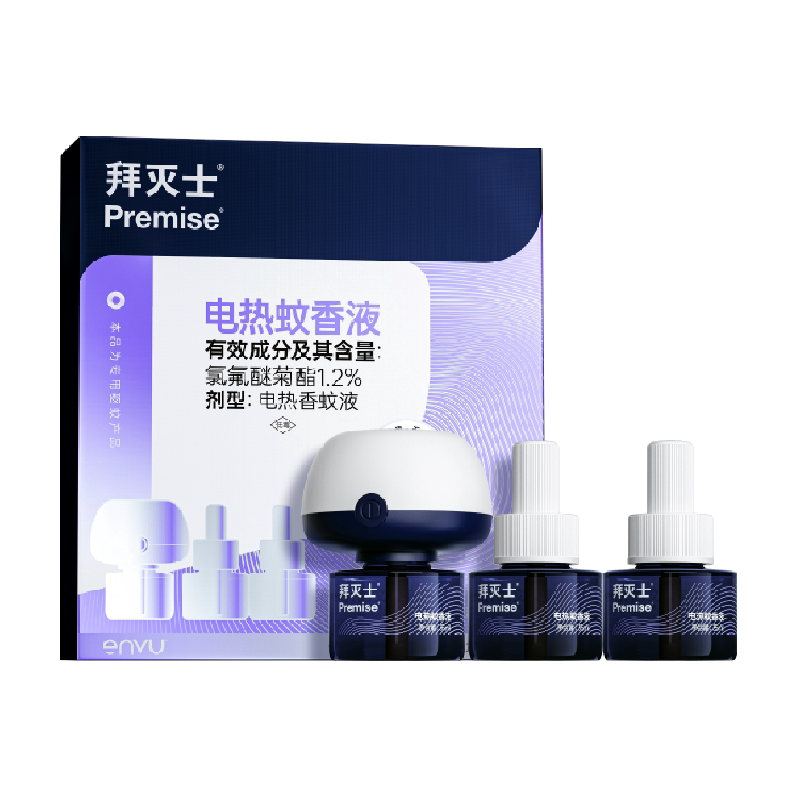拜灭士拜耳电蚊香液驱蚊水灭防蚊