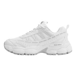 GLO BULL老爹鞋2025秋冬银白色百搭女鞋网面透气运动休闲情侣鞋子