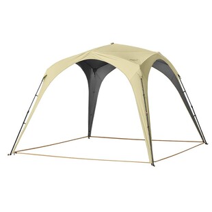 原始人黑胶穹顶天幕免搭建帐篷户外速开防晒遮阳棚桌椅露营六件套